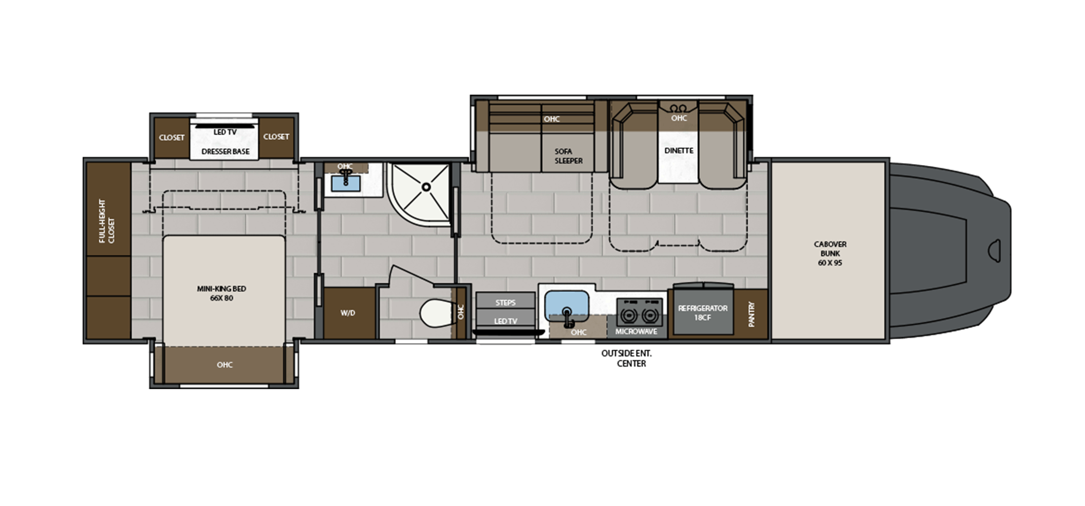 Classic Floor Plan 41CRW