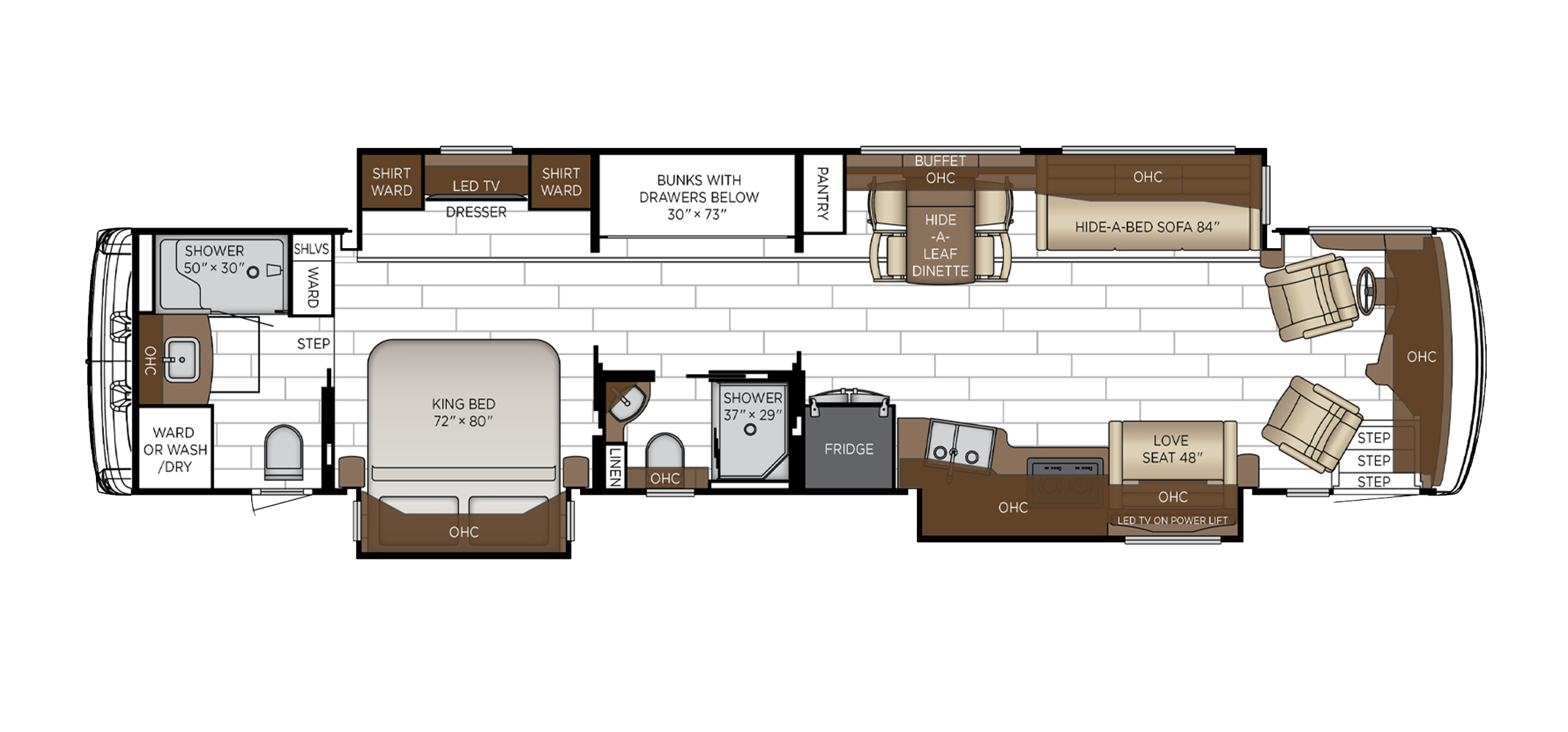 Dutch Star Floor Plan 4340