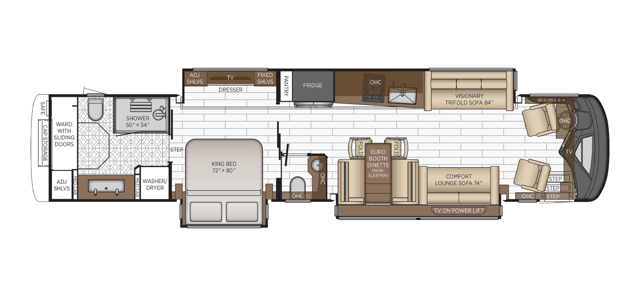 King Aire Floor Plan 4521