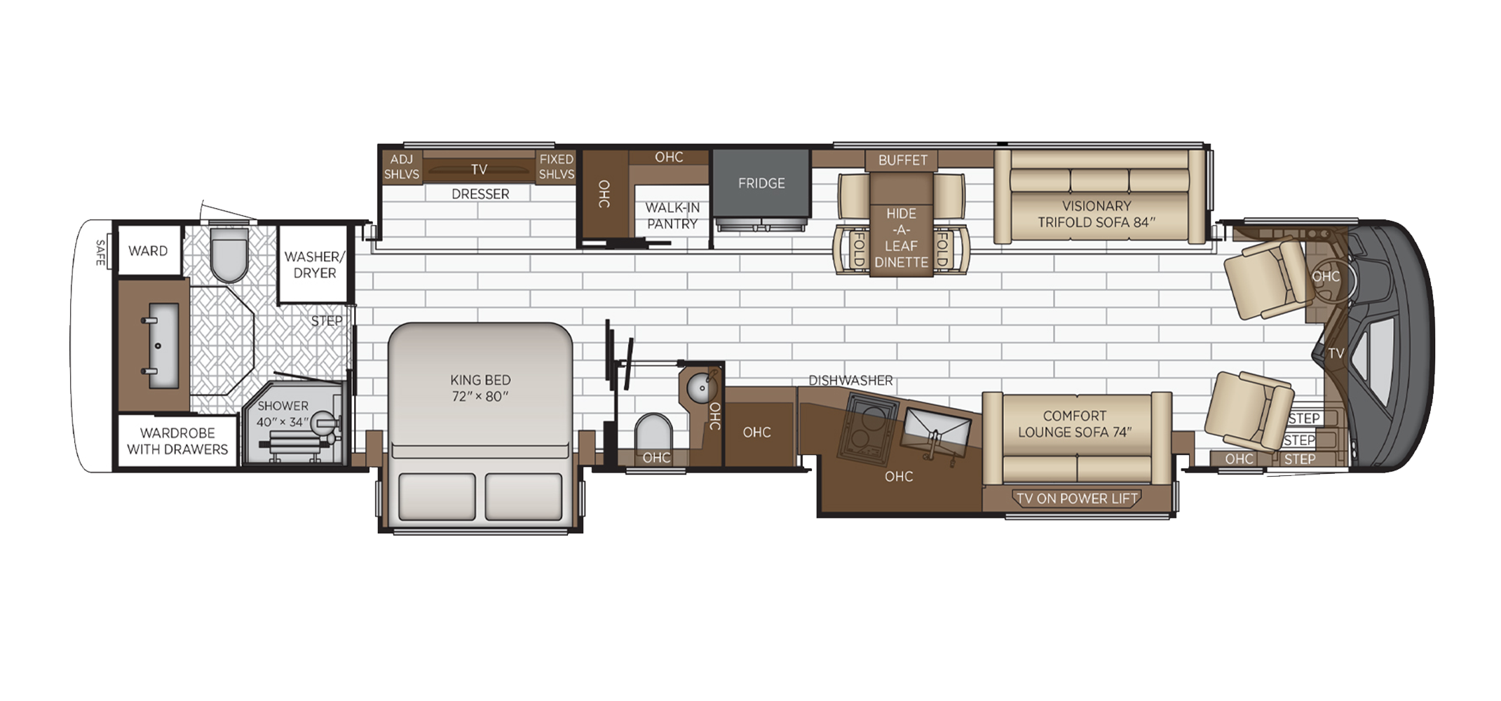 King Aire Floor Plan 4596