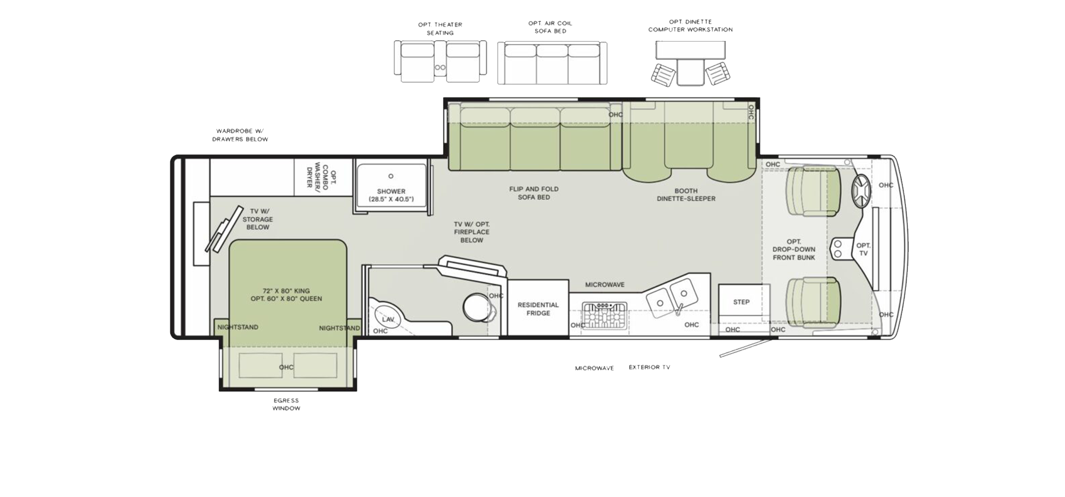 Open Road Floor Plan 34SA