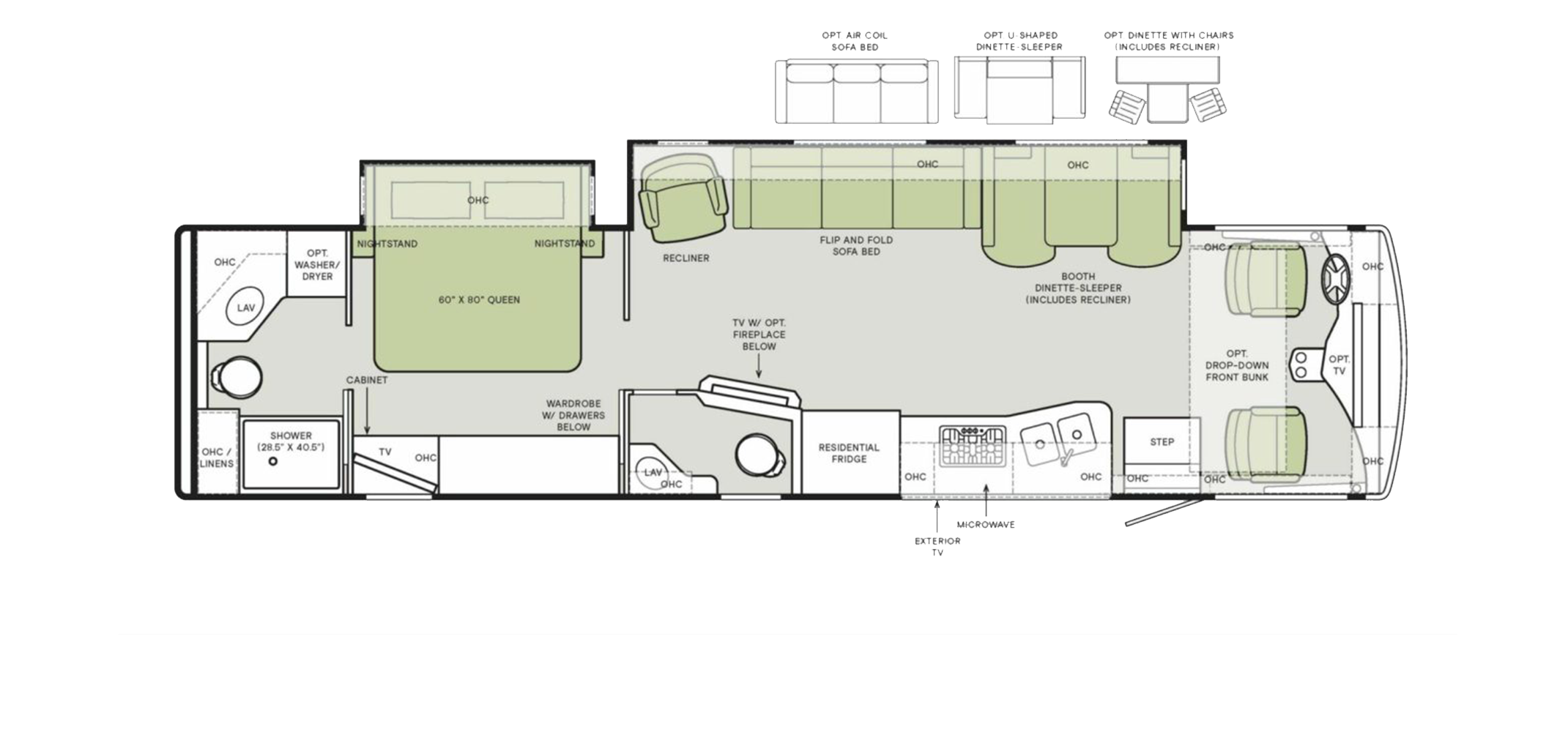 Open Road Floor Plan 34LA