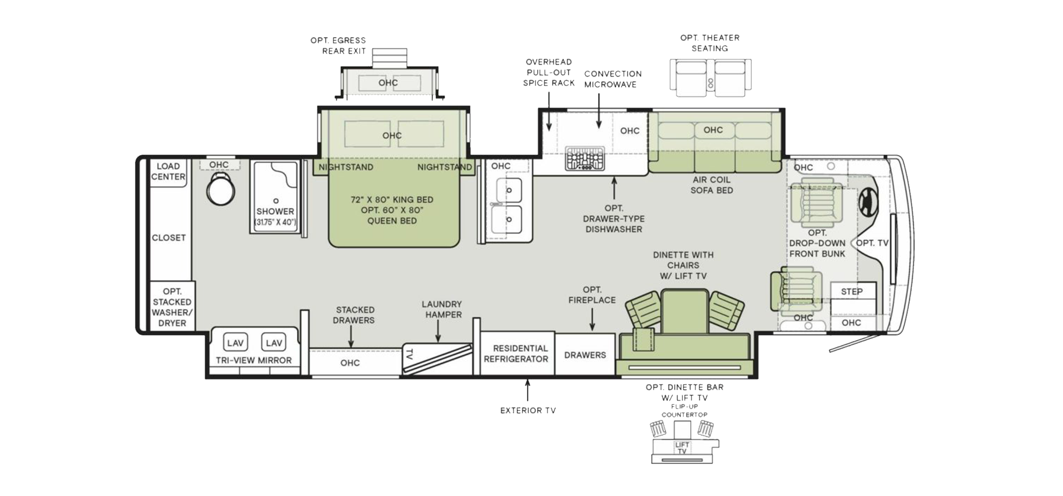 Phaeton Floor Plan 35CH