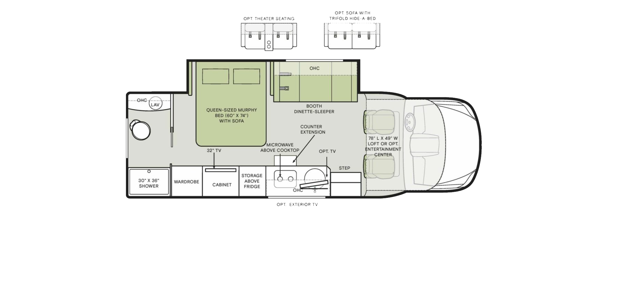 Wayfarer Floor Plan 25RW