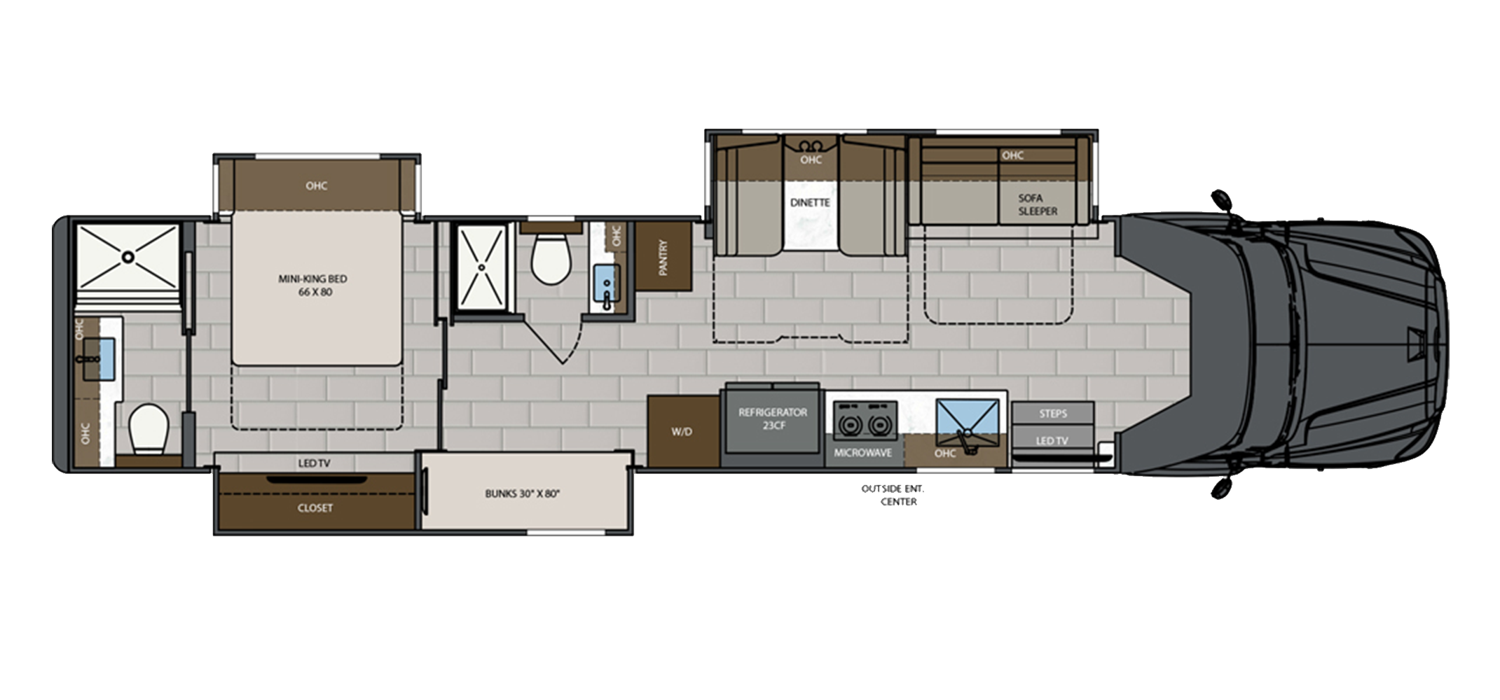 XL 45BBC Floor Plan