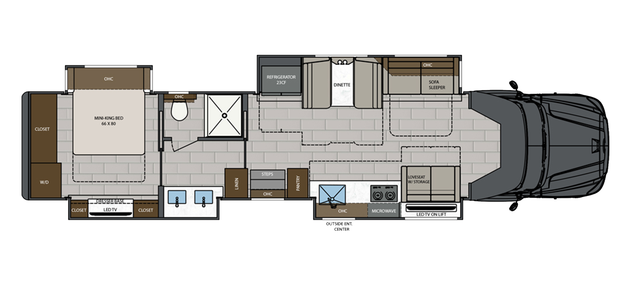 XL 45QS Floor Plan