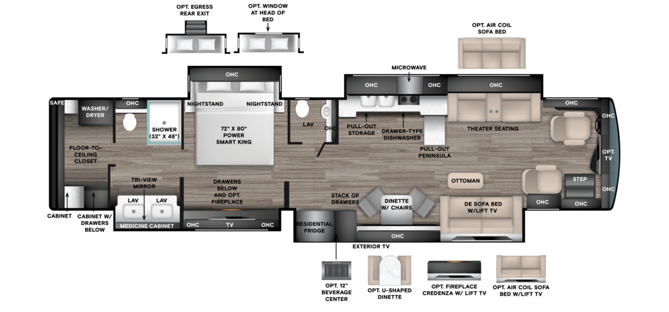 Floor Plans 27 bus 45OPP