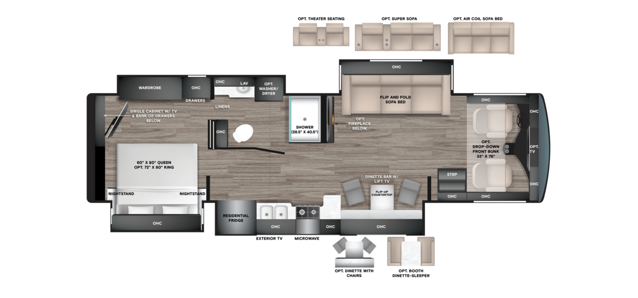 Floor Plans 27 open road 34PA
