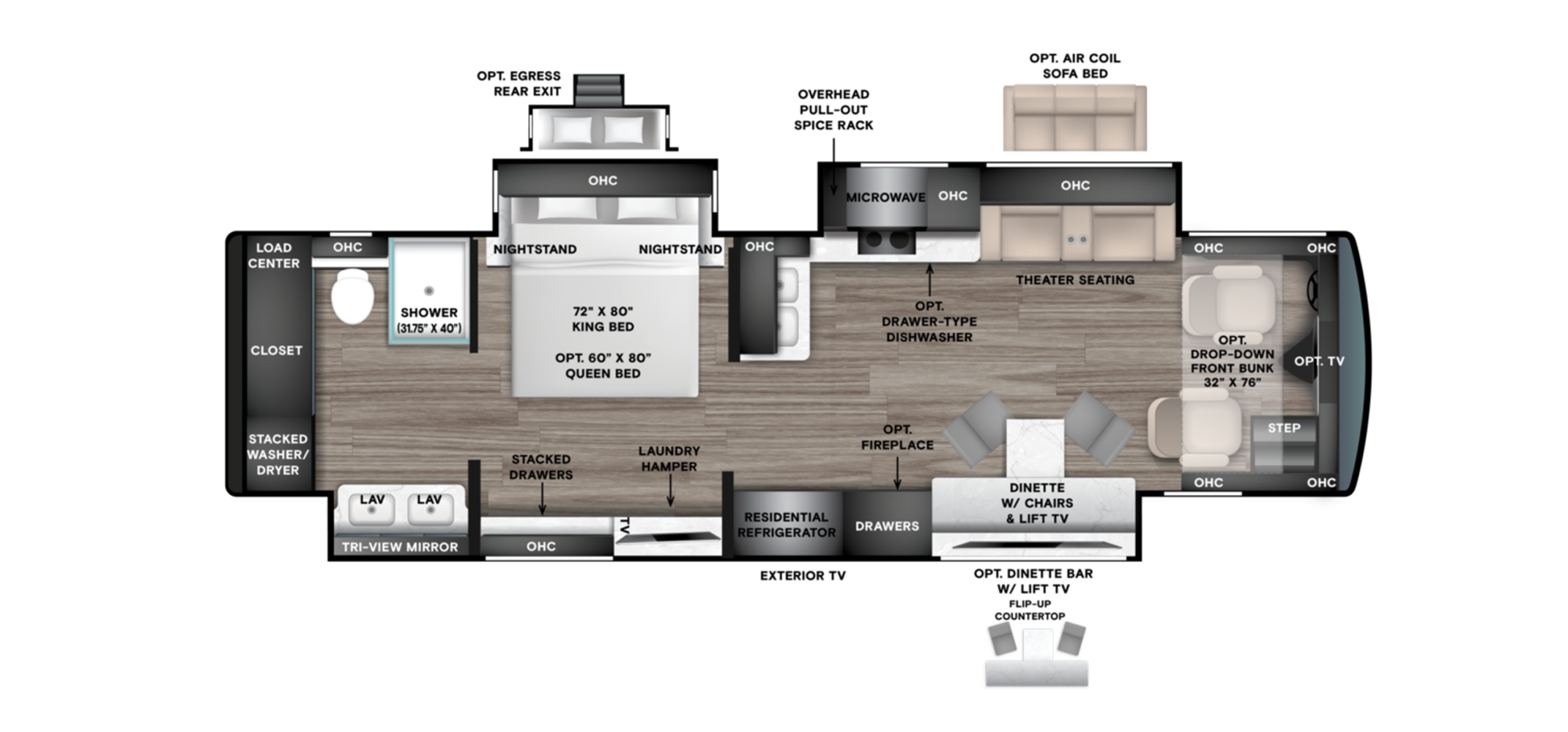 Floor Plans 27 phaeton 35CH
