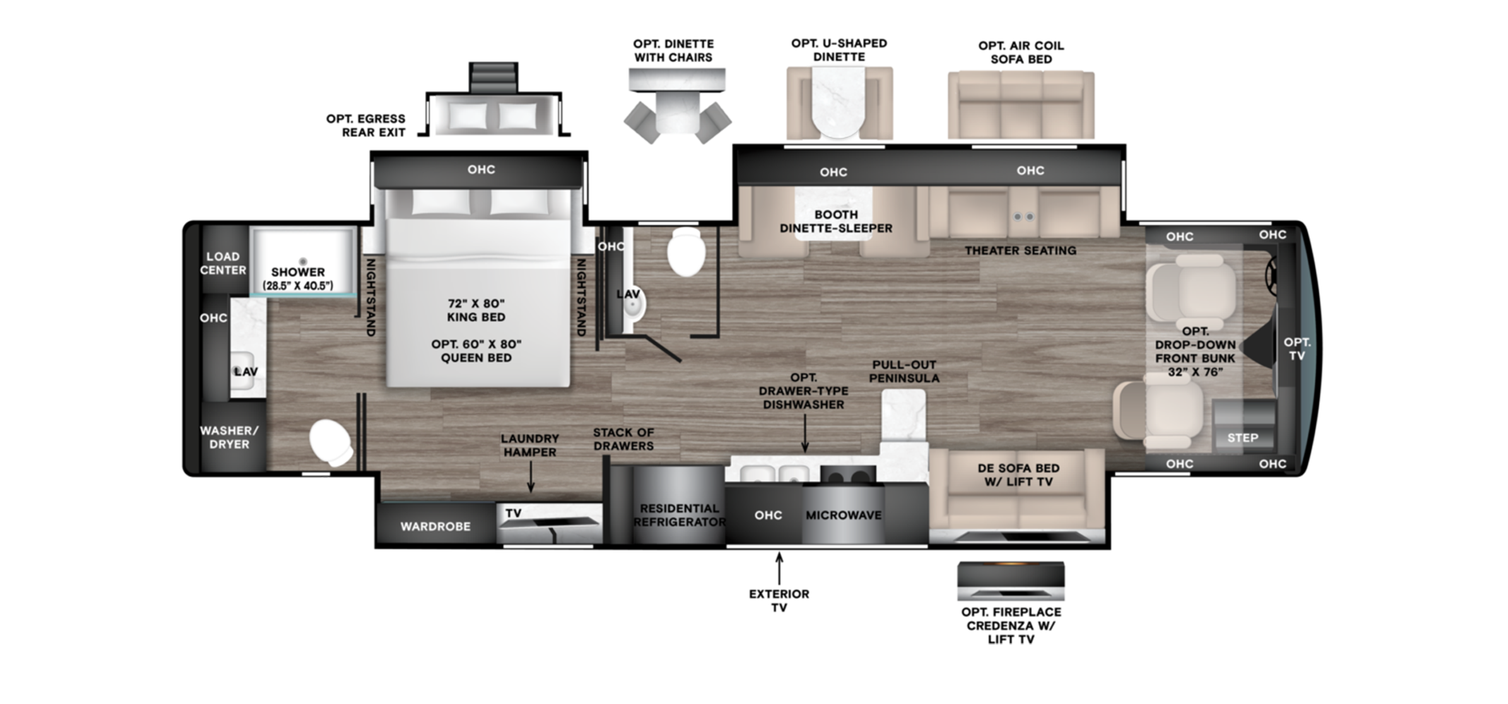 Floor Plans 27 phaeton 37BH