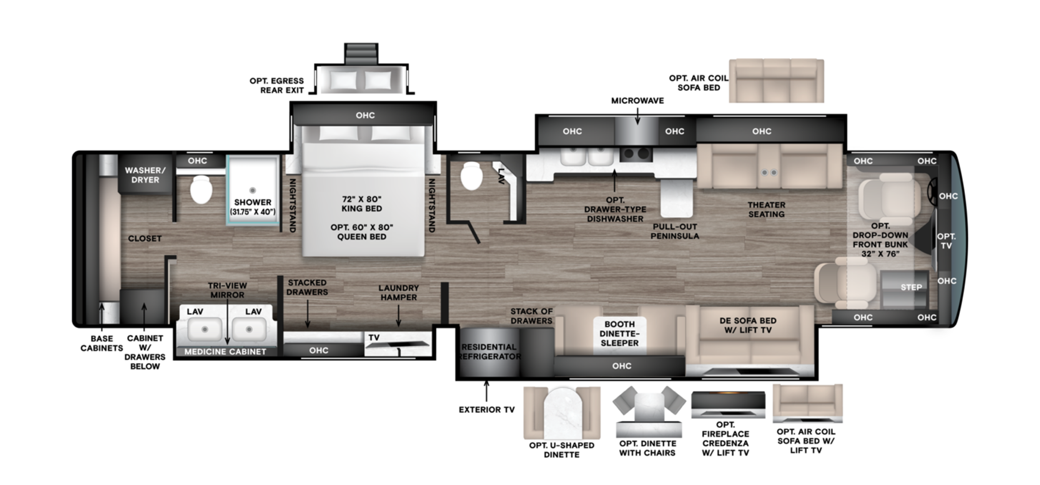 Floor Plans 27 phaeton 44OH