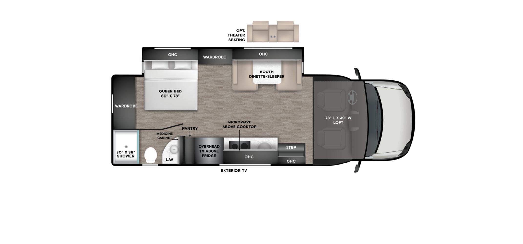 Floor Plans 27 wayfarer 25PW