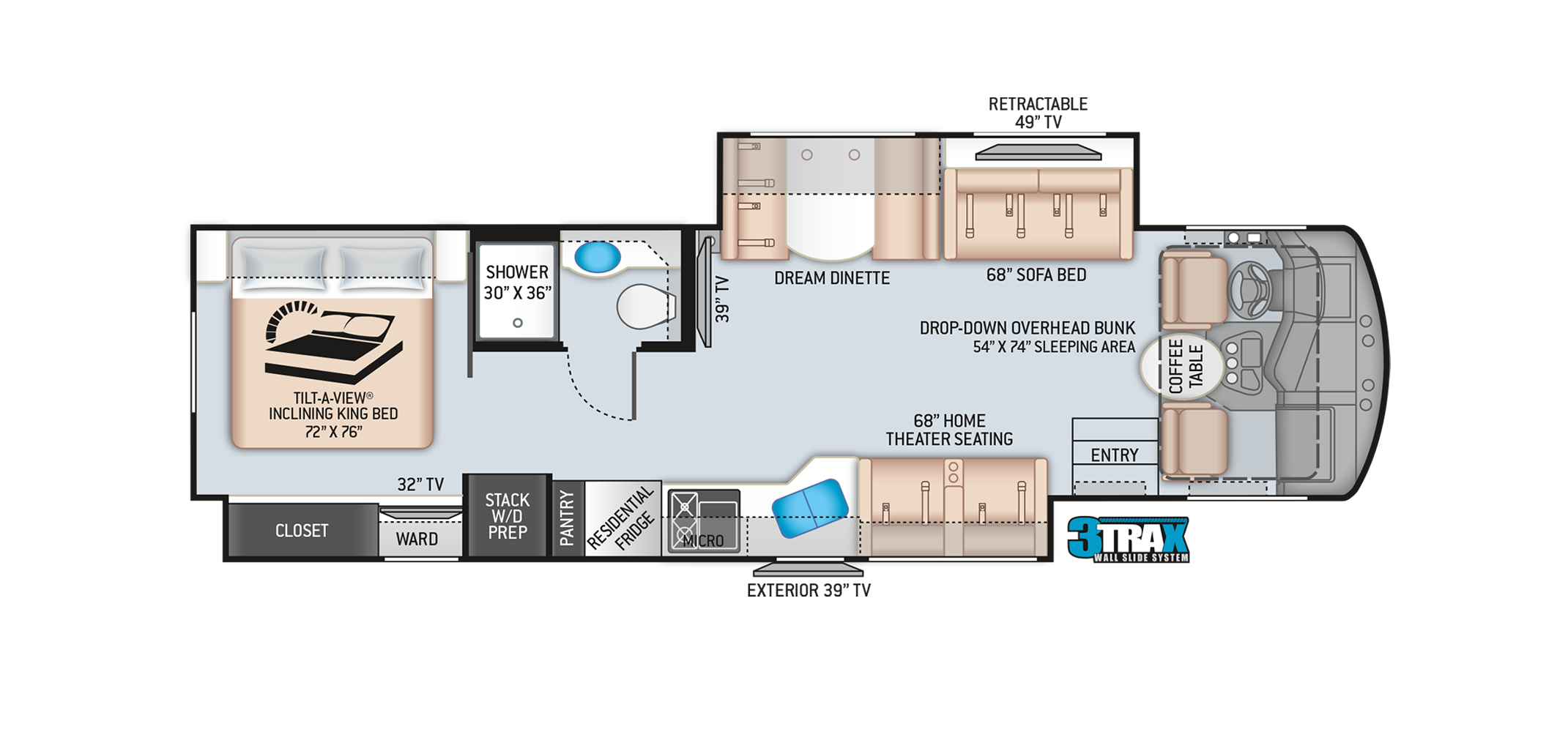 Challenger 35MQ Floor Plan