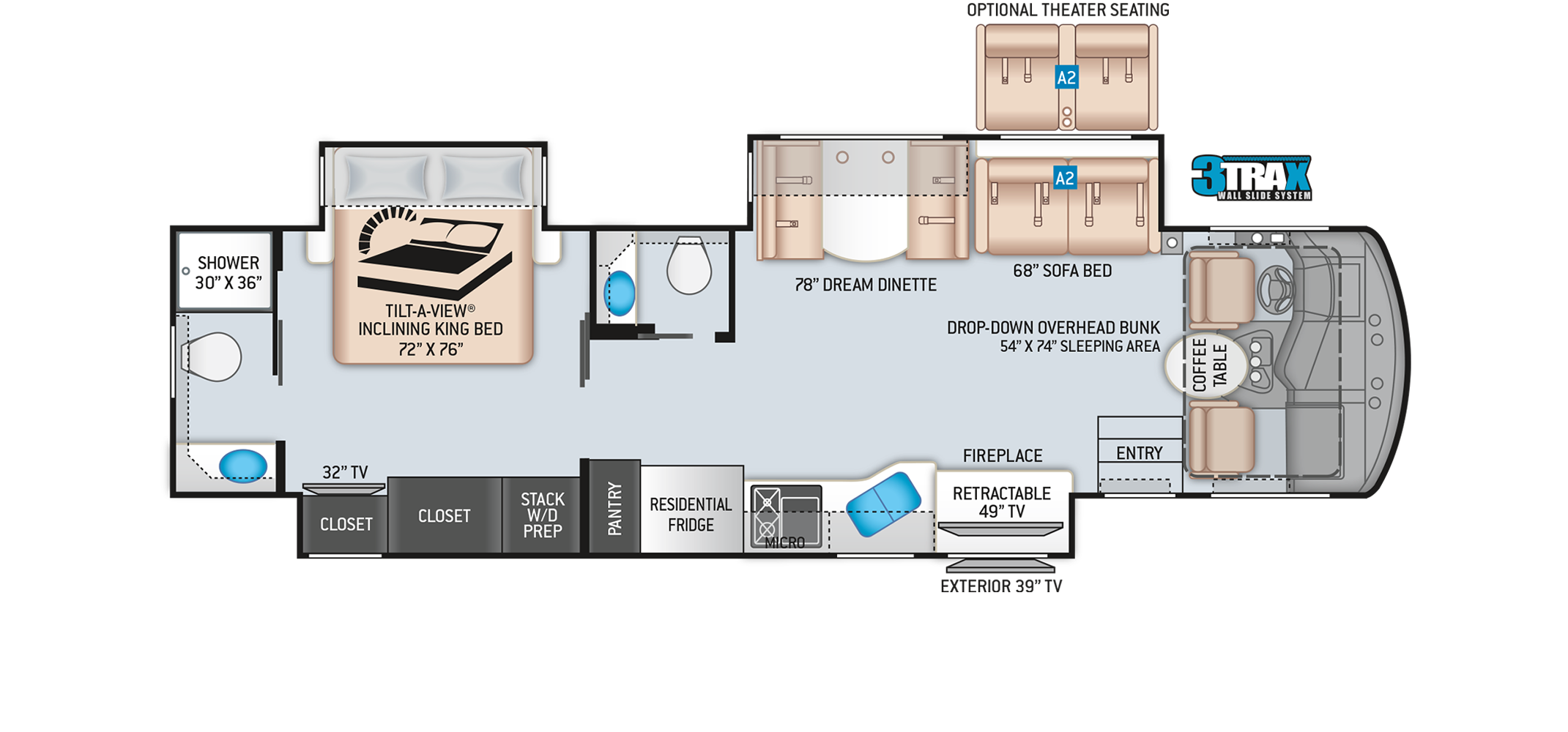 Challenger 37FH Floor Plan