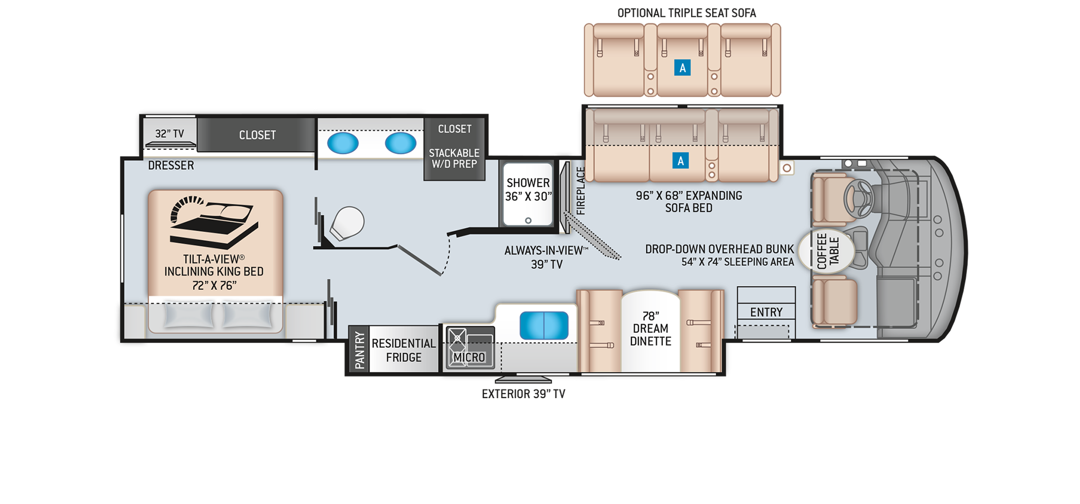 Challenger 37YT Floor Plan