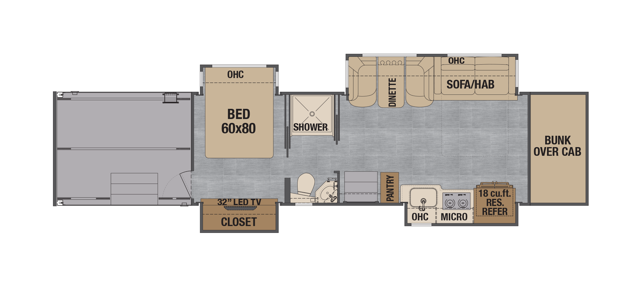 Classic 2509GS Floor Plan