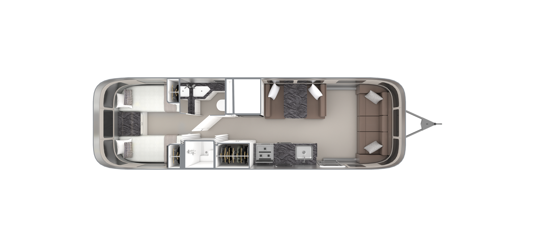 Classic 30RB Twin Floor Plan