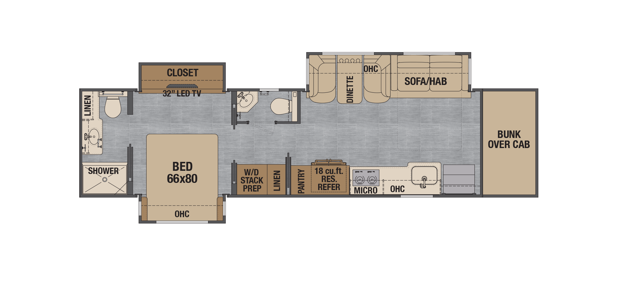 Classic 41CRB Floor Plan