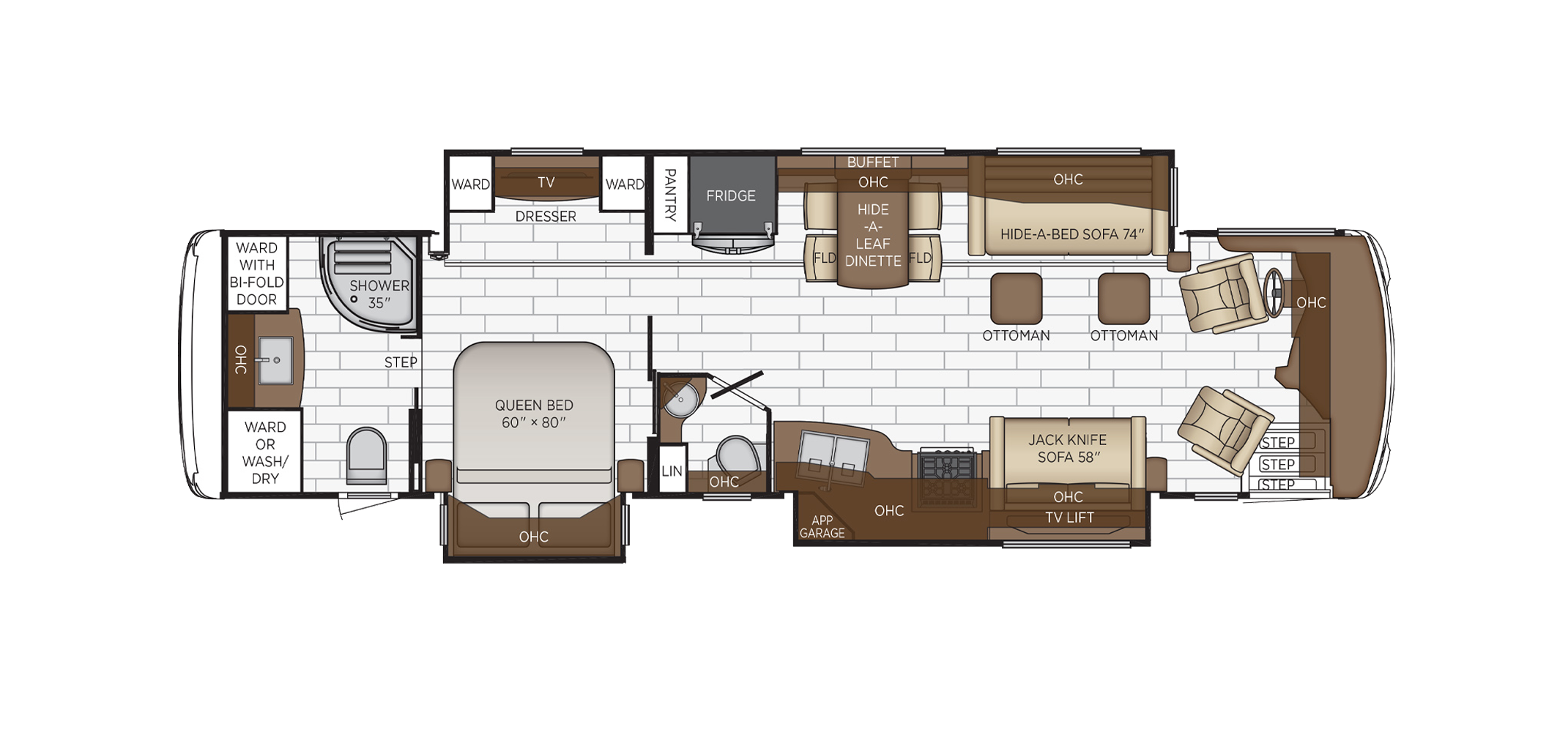 Dutch Star 3736 Floor Plan