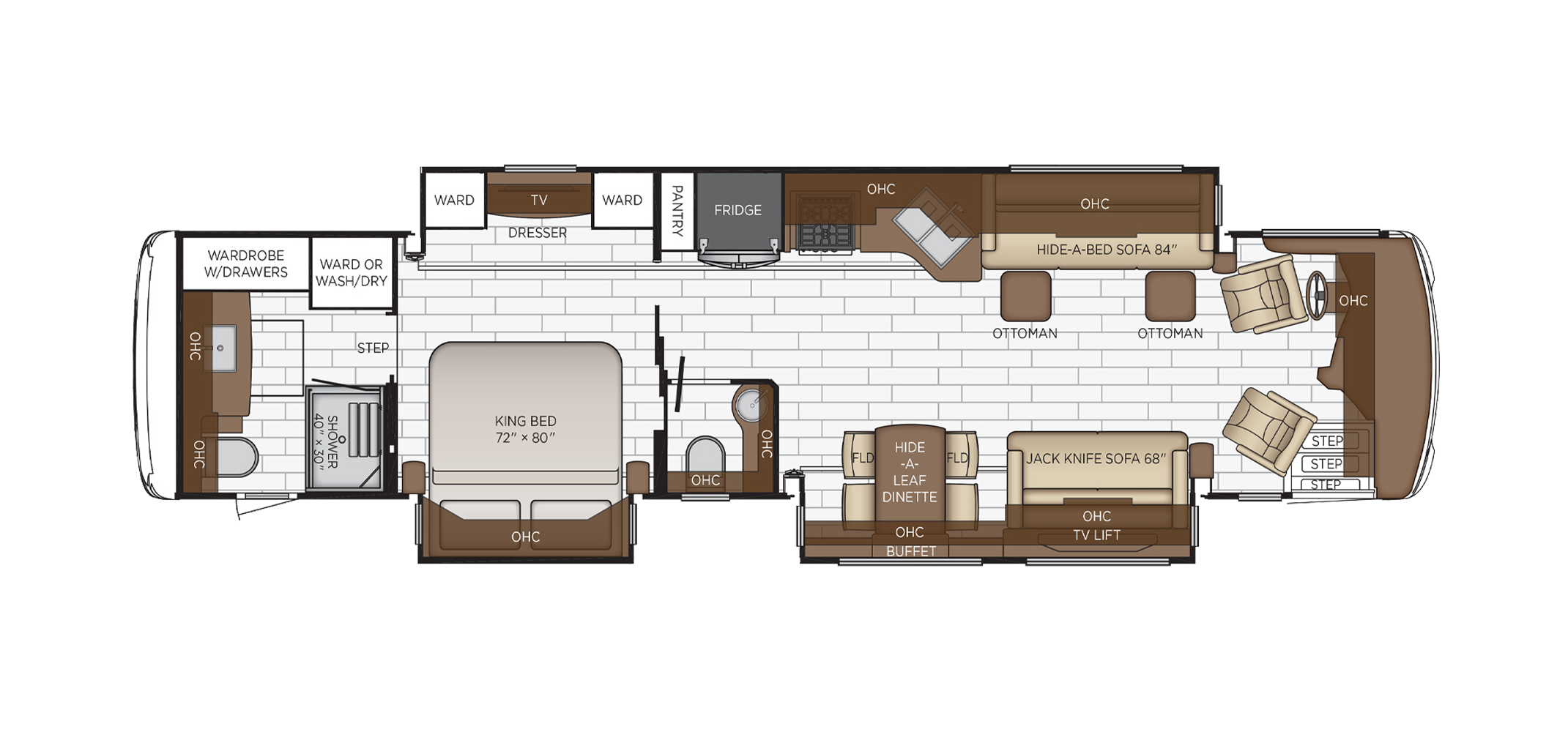 Dutch Star 4020 Floor Plan