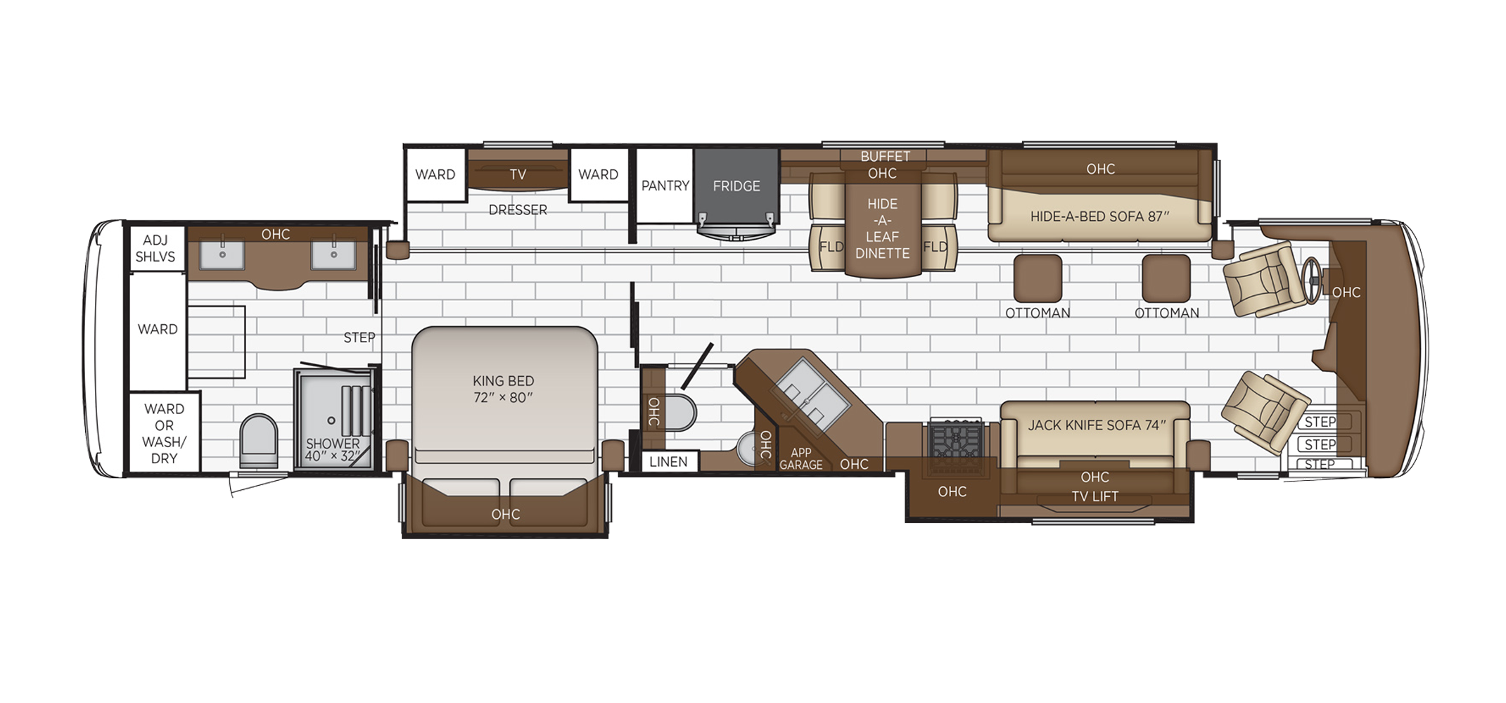 Dutch Star 4328 Floor Plan