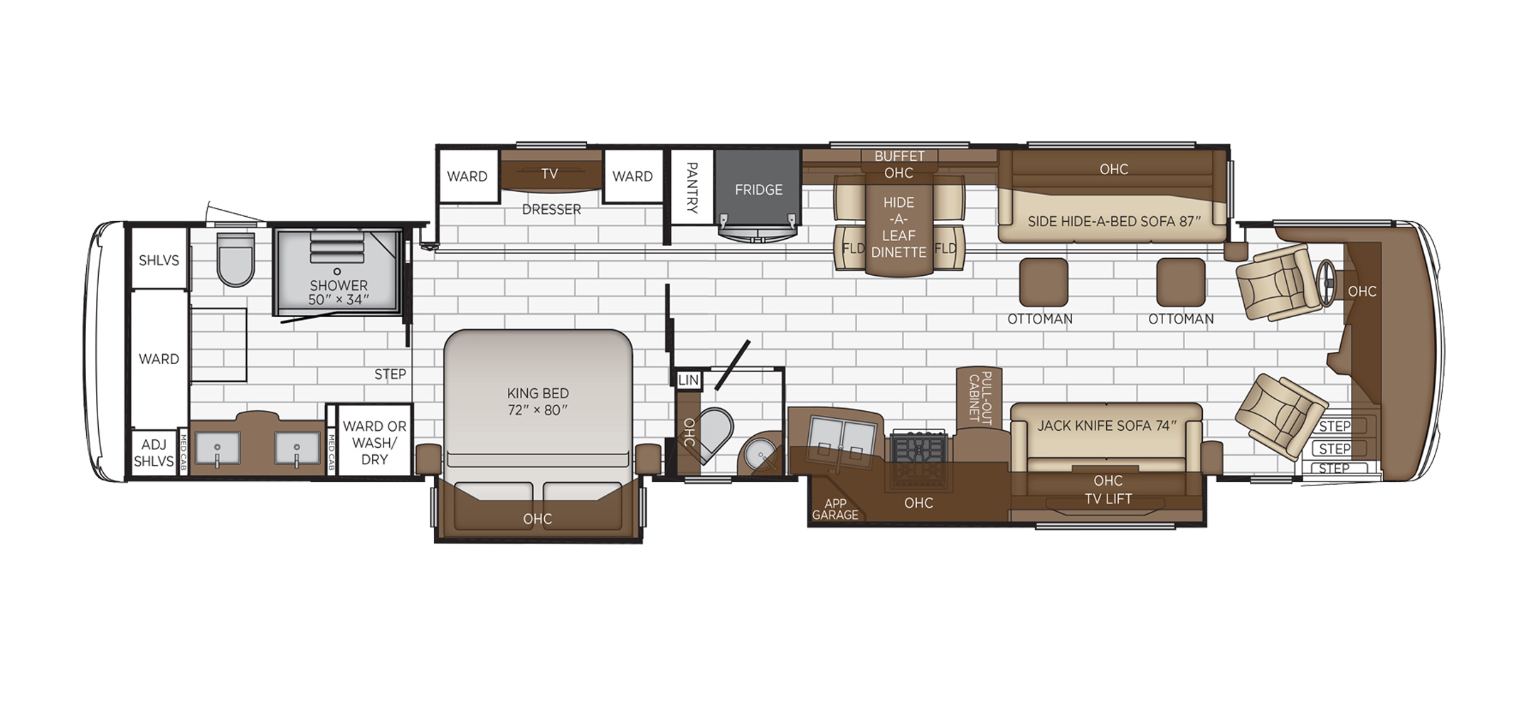 Dutch Star 4369 Floor Plan