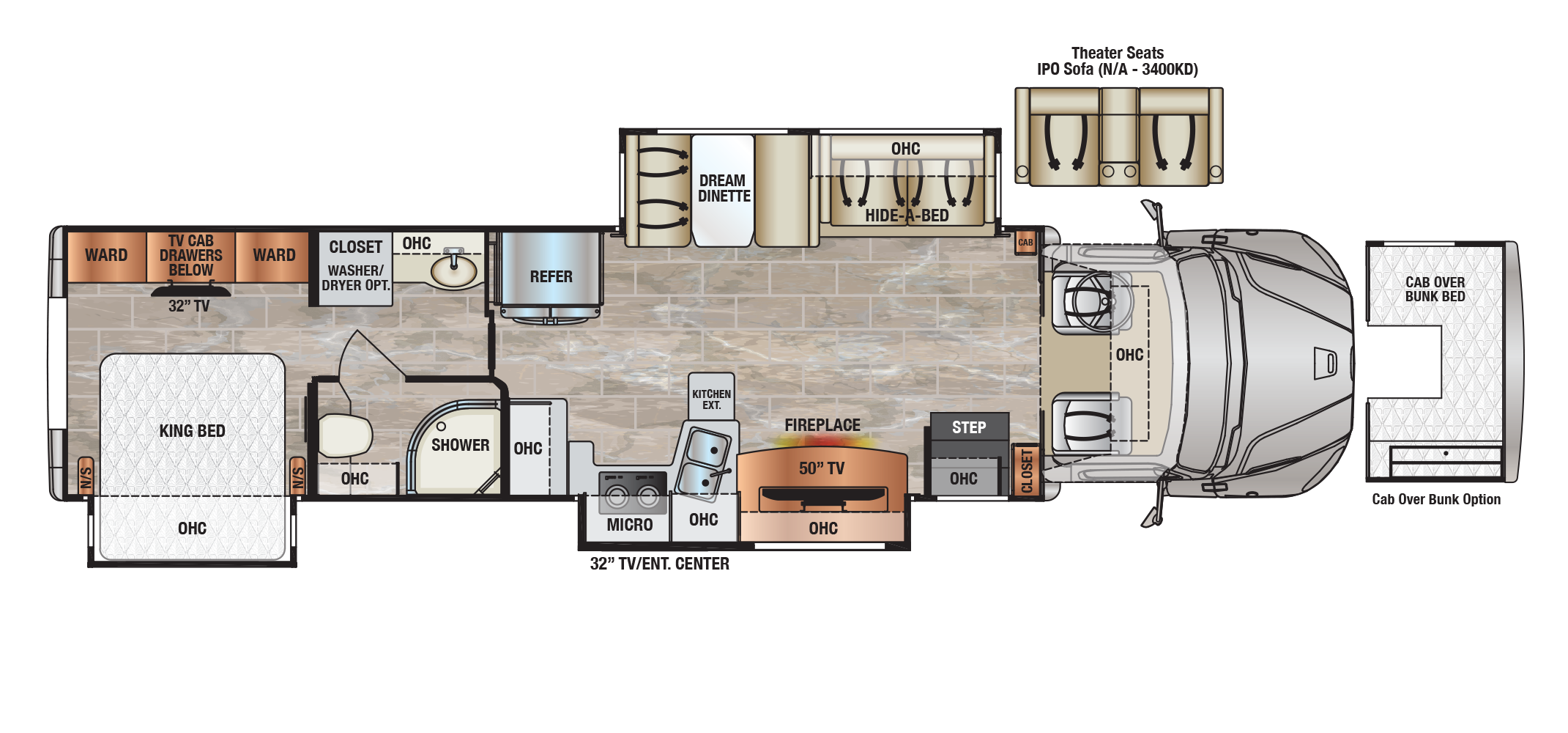 Dynaquest XL 3801TS Floor Plan