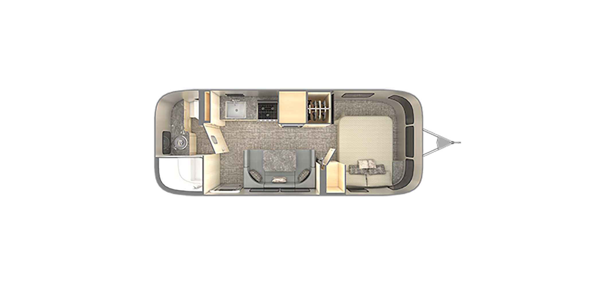 Flying Cloud 23FB Floor Plan