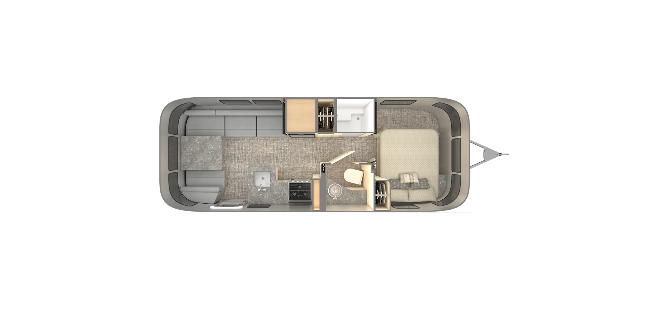 Flying Cloud 25FB Floor Plan