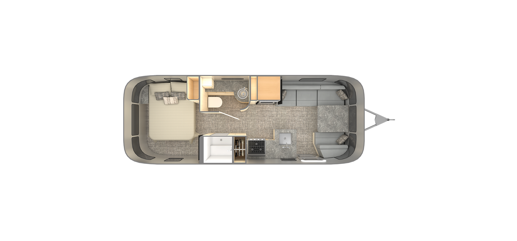 Flying Cloud 25RB Floor Plan