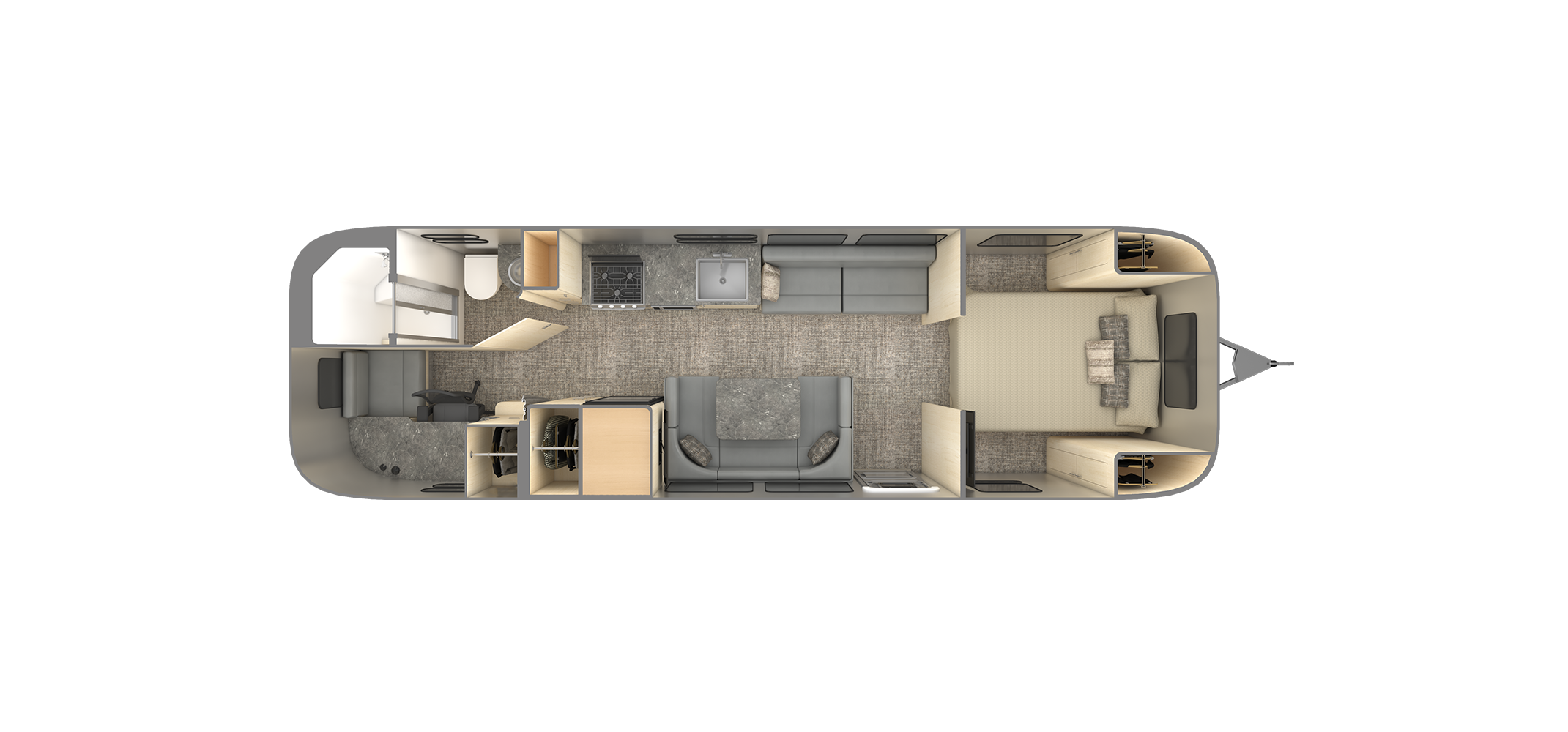 Flying Cloud 30FB Office Floor Plan