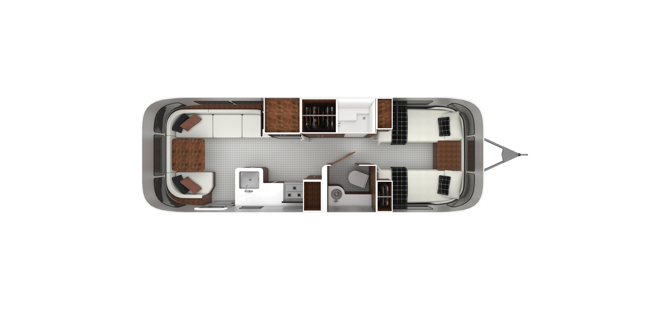 Globetrotter 27FB Twin Floor Plan