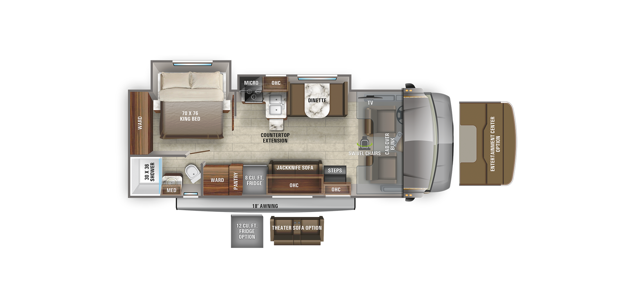 Greyhawk 27U Floor Plan