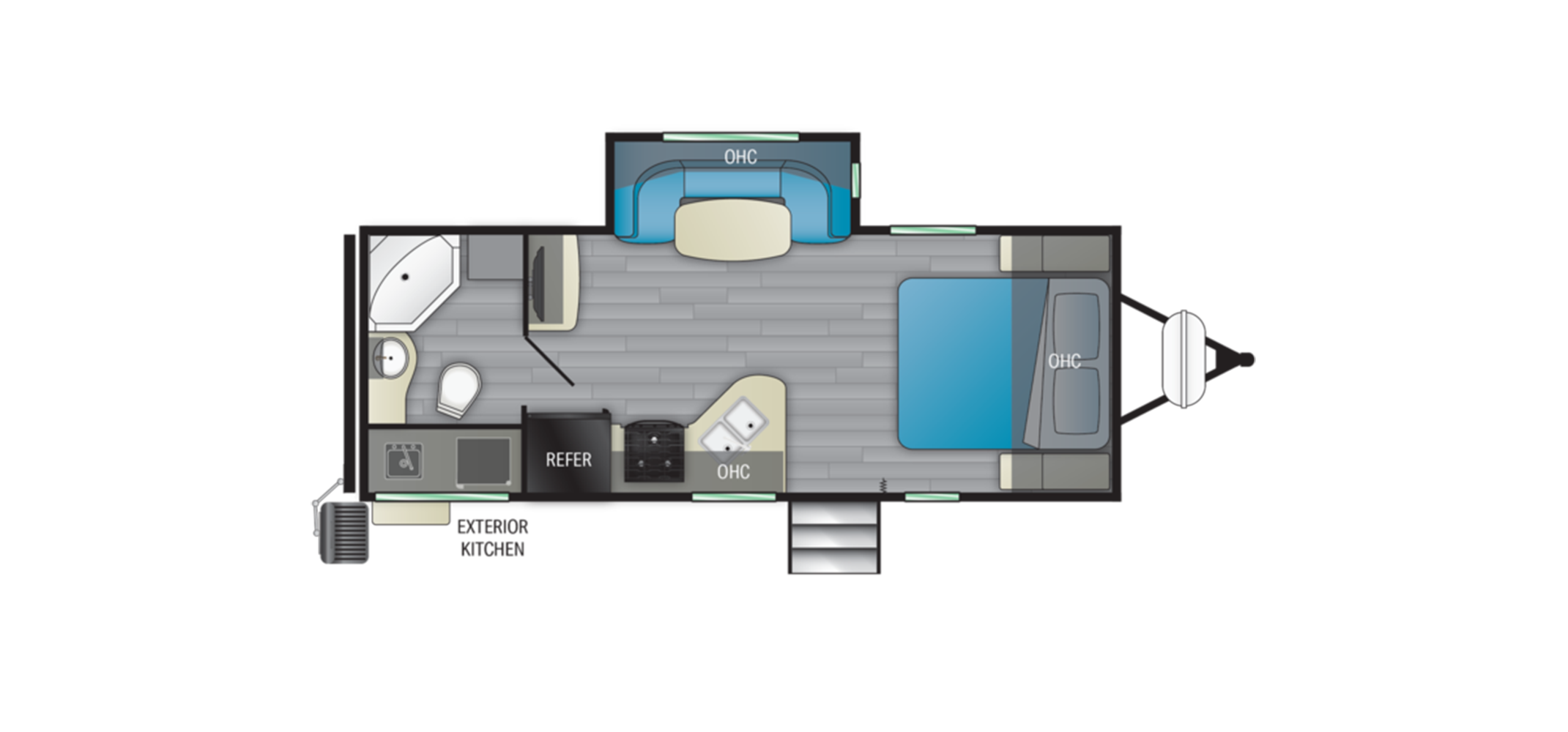 North Trail 22RBK Floor Plan