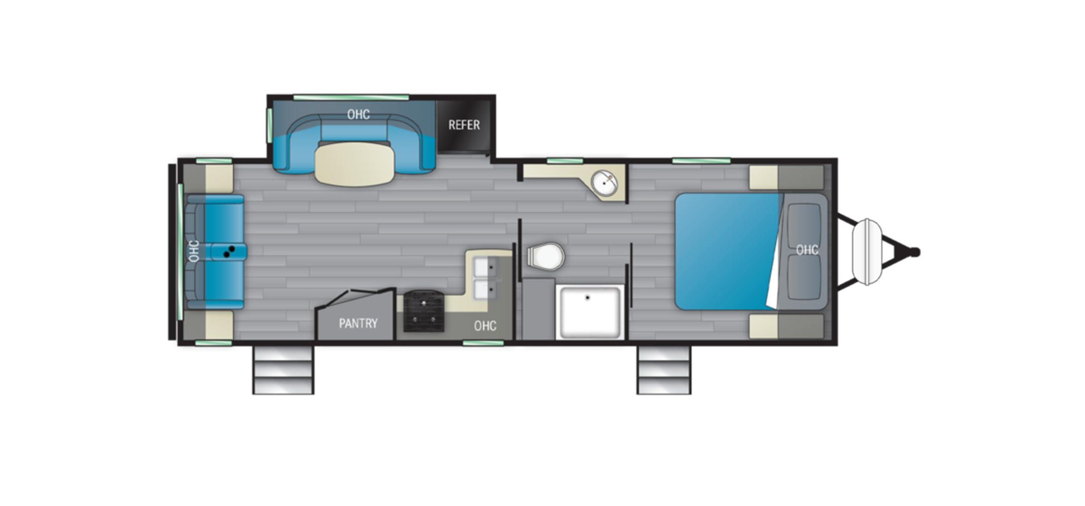 North Trail 25LRSS Floor Plan