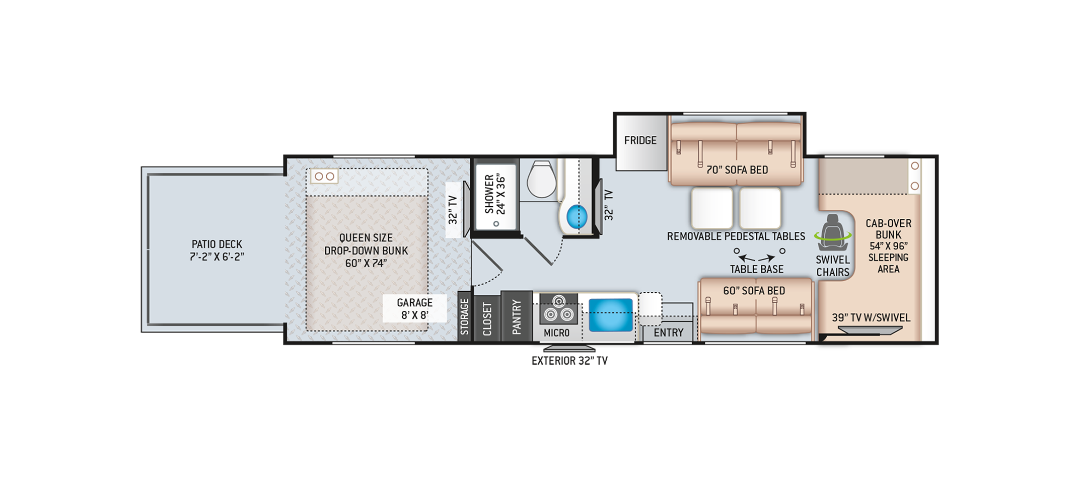 Outlaw Class C 29J Floor Plan