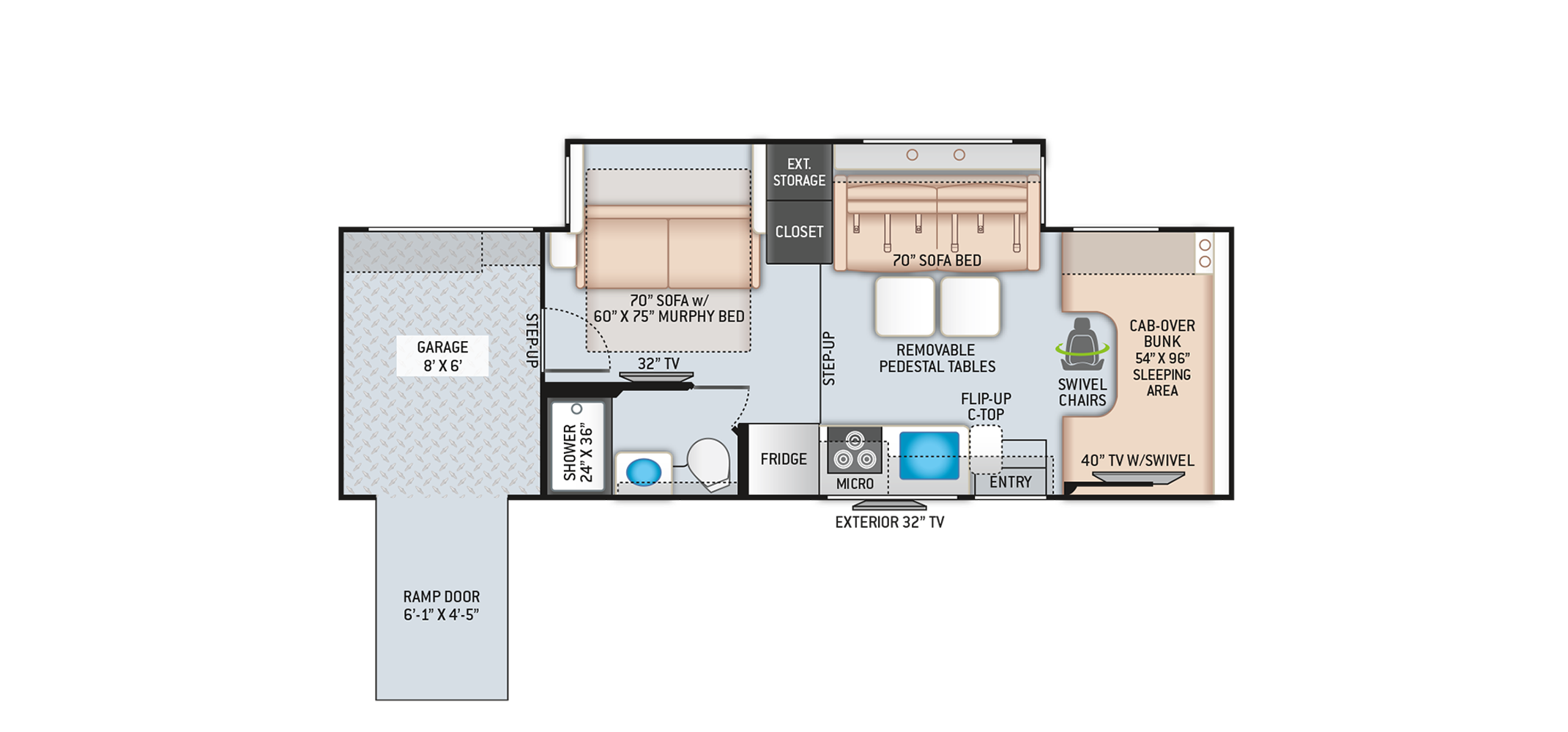 Outlaw Class C 29S Floor Plan