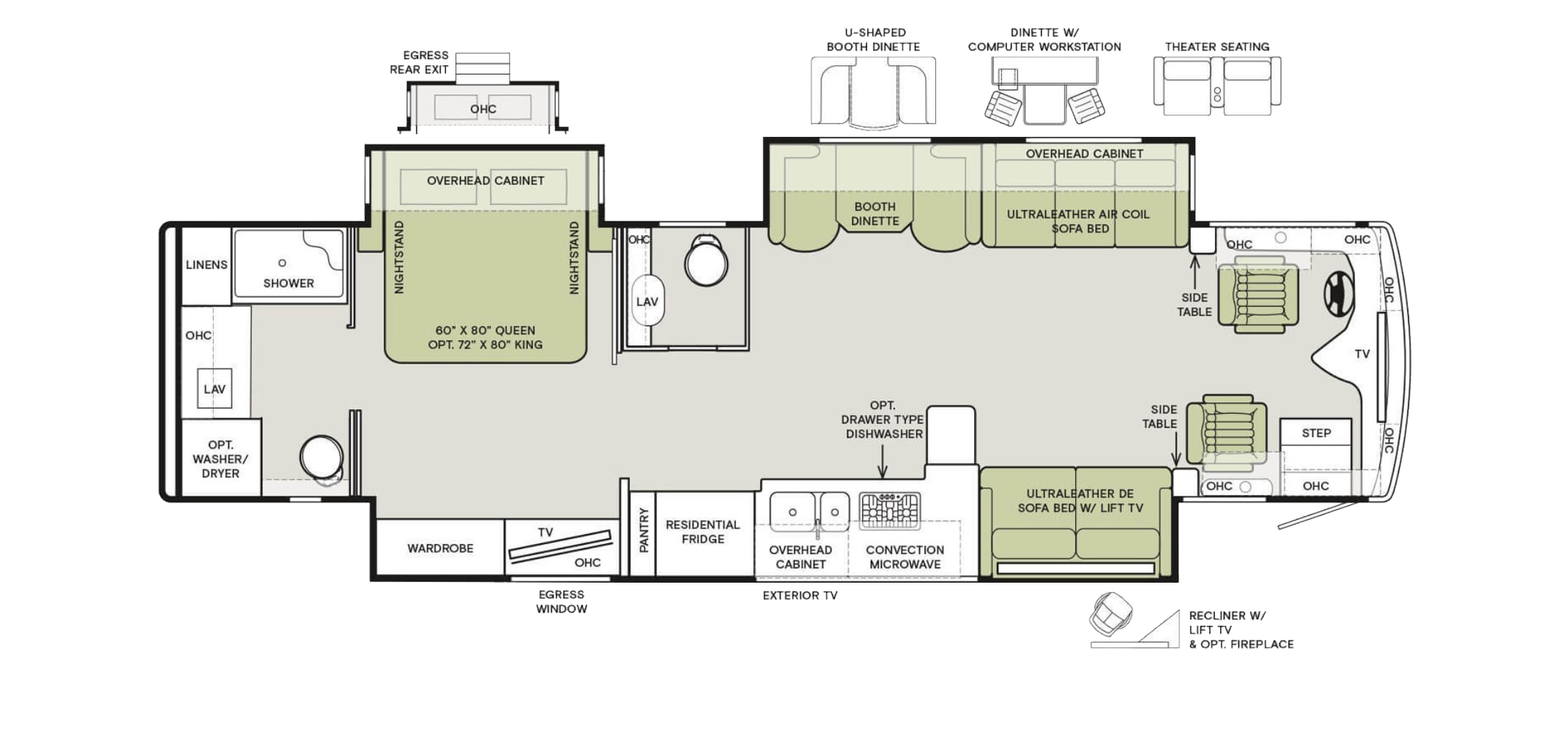 Phaeton 37 BH Floor Plan