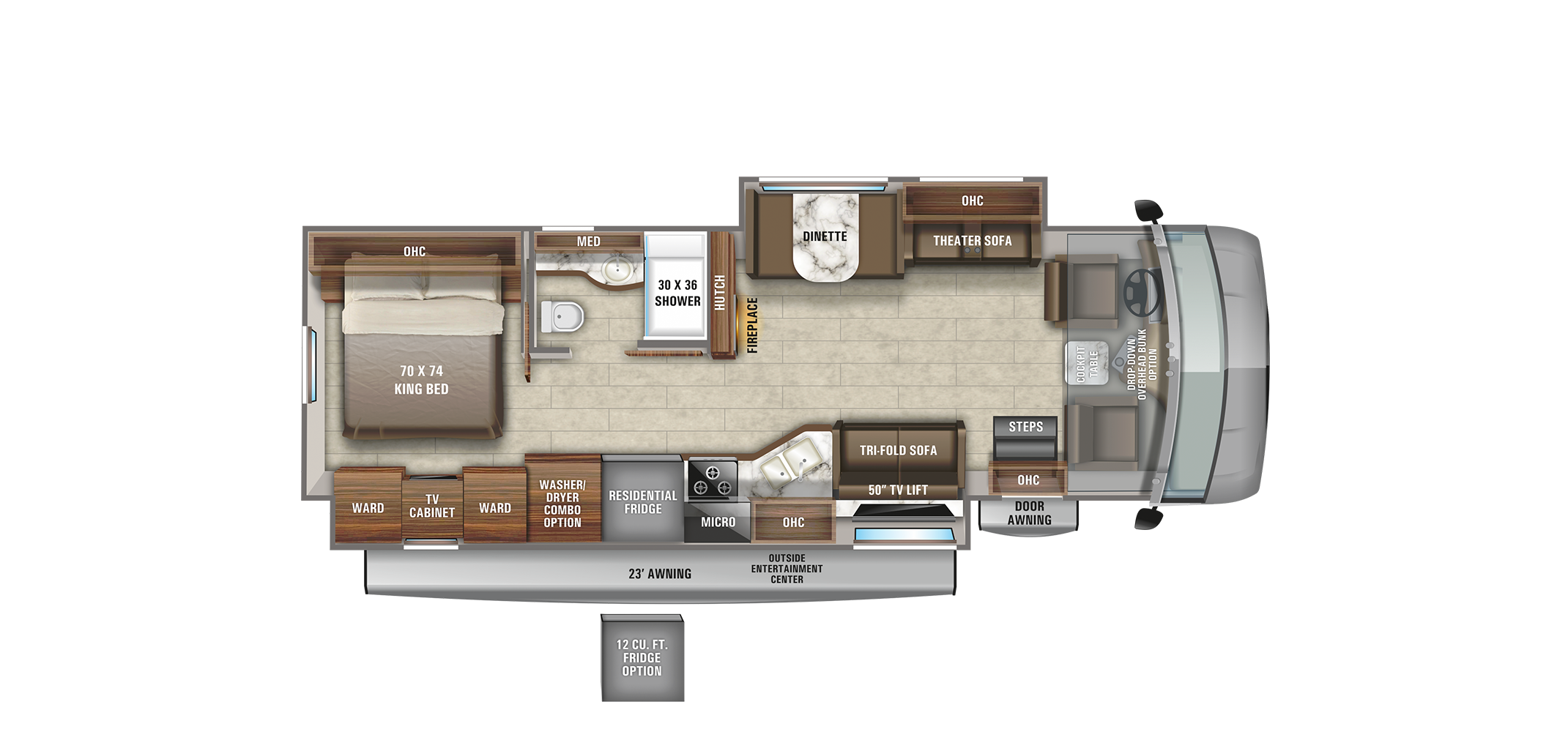 Precept 34G Floor Plan