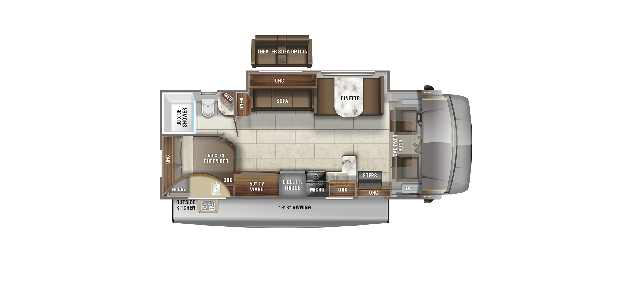 Redhawk 25R Floor Plan