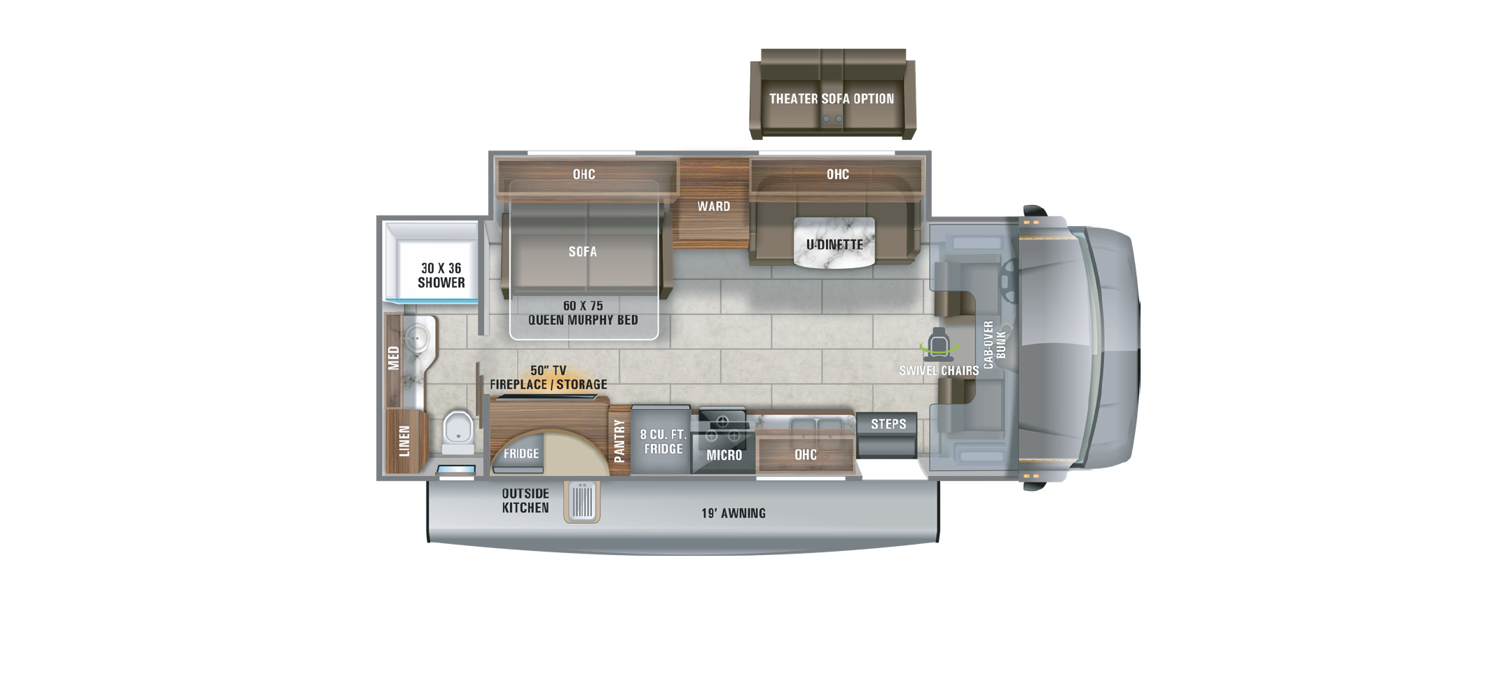 Redhawk 26M Floor Plan