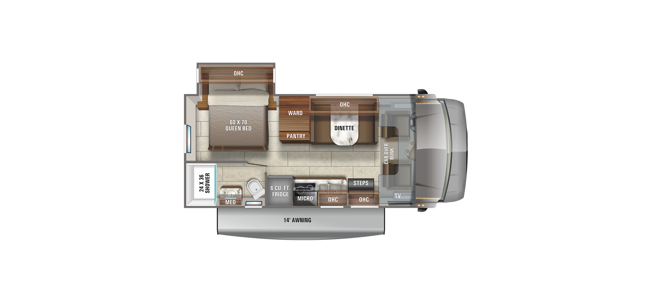 Redhawk SE 22C Floor Plan