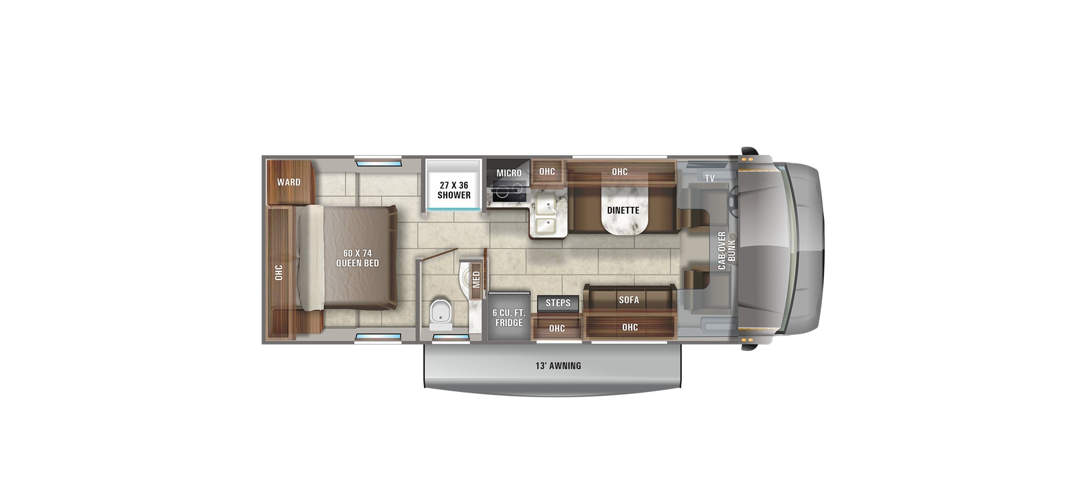 Redhawk SE 27N Floor Plan