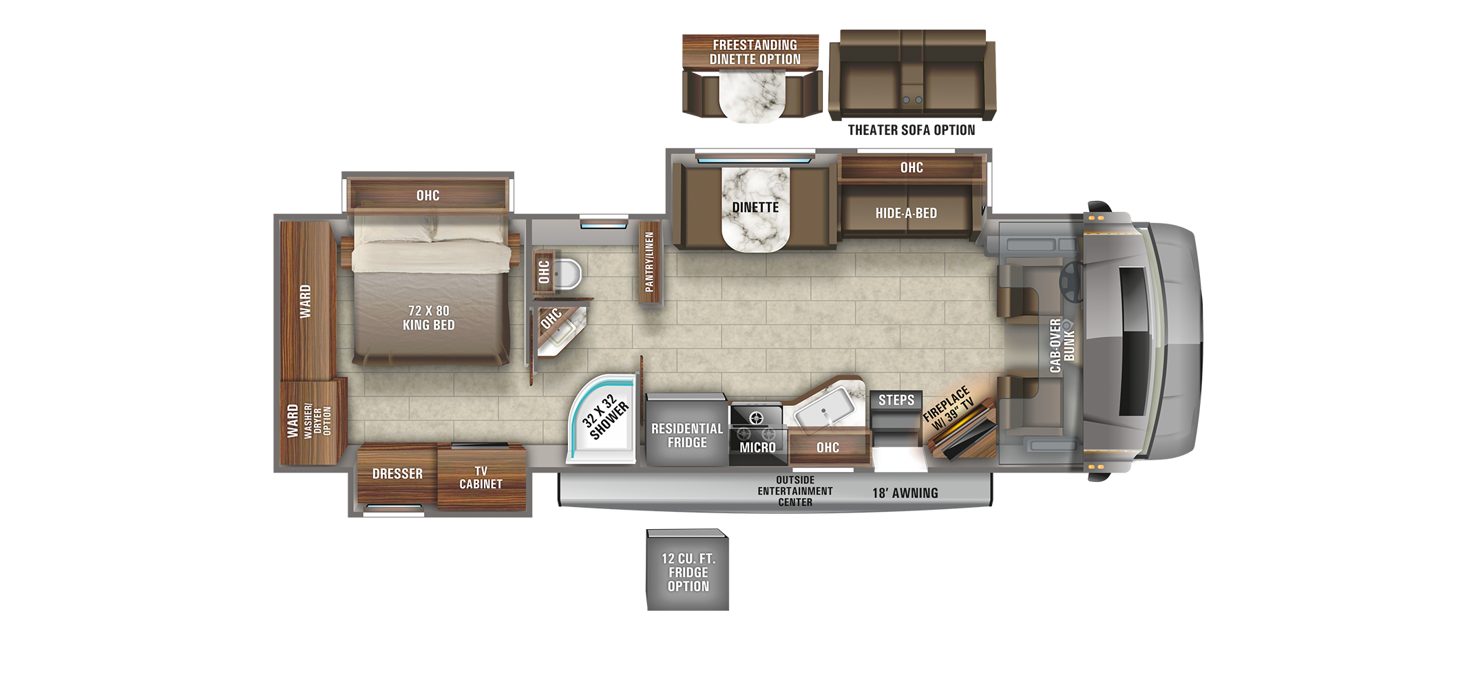 Seneca 37HJ Floor Plan