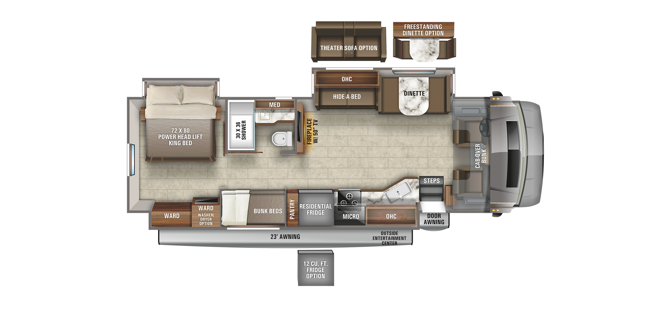 Seneca 37L Floor Plan