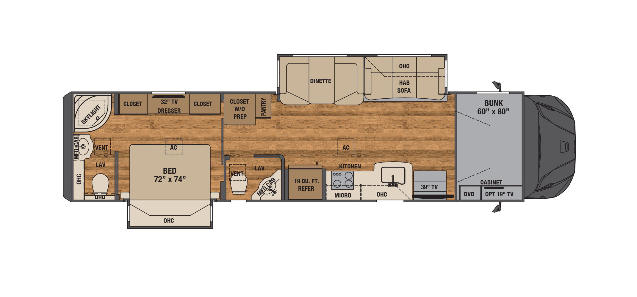 Valencia 38RB Floor Plan