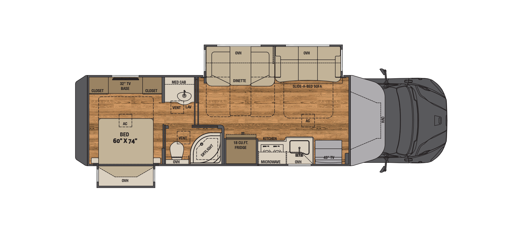 Verona 34VQB Floor Plan