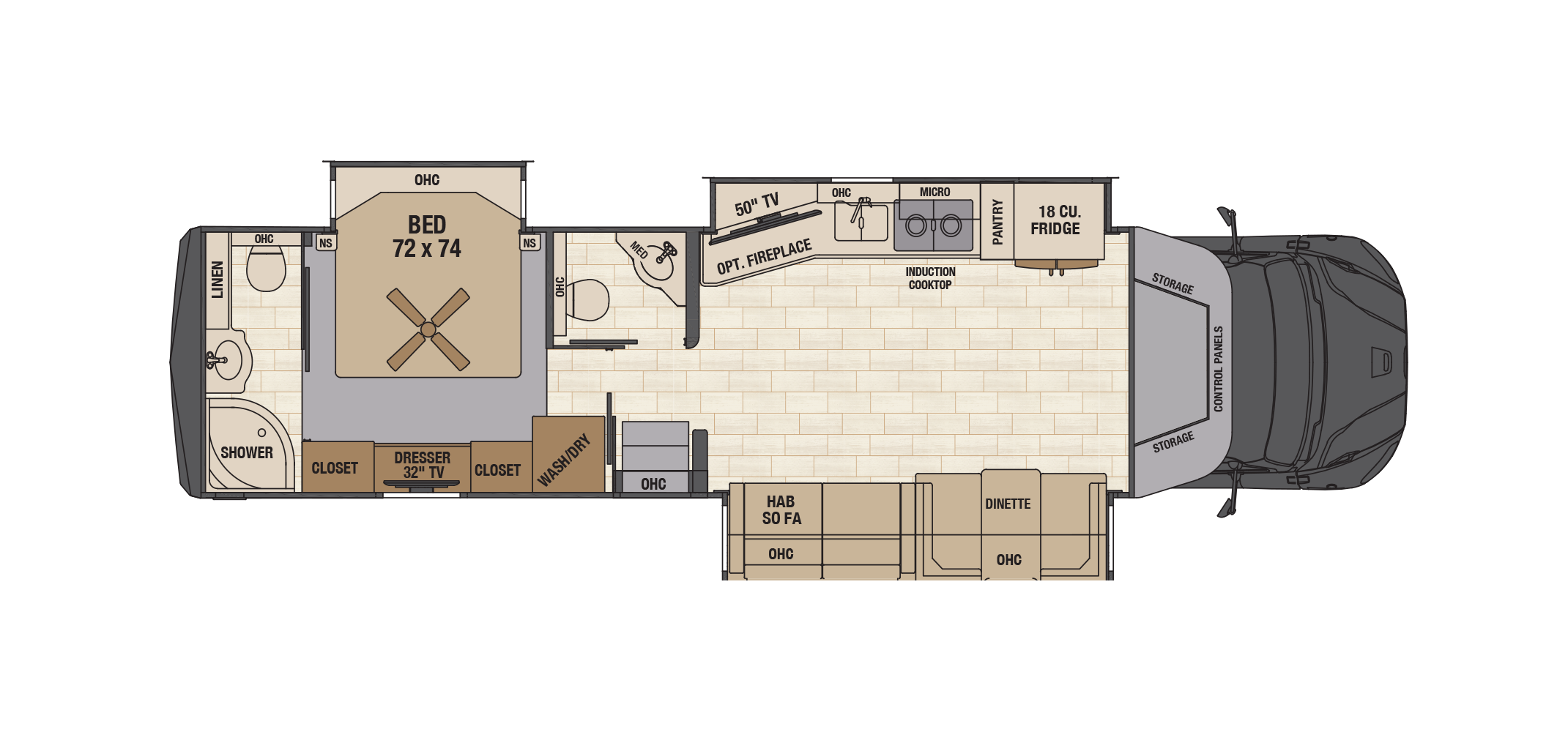 Verona LE 40LRB Floor Plan