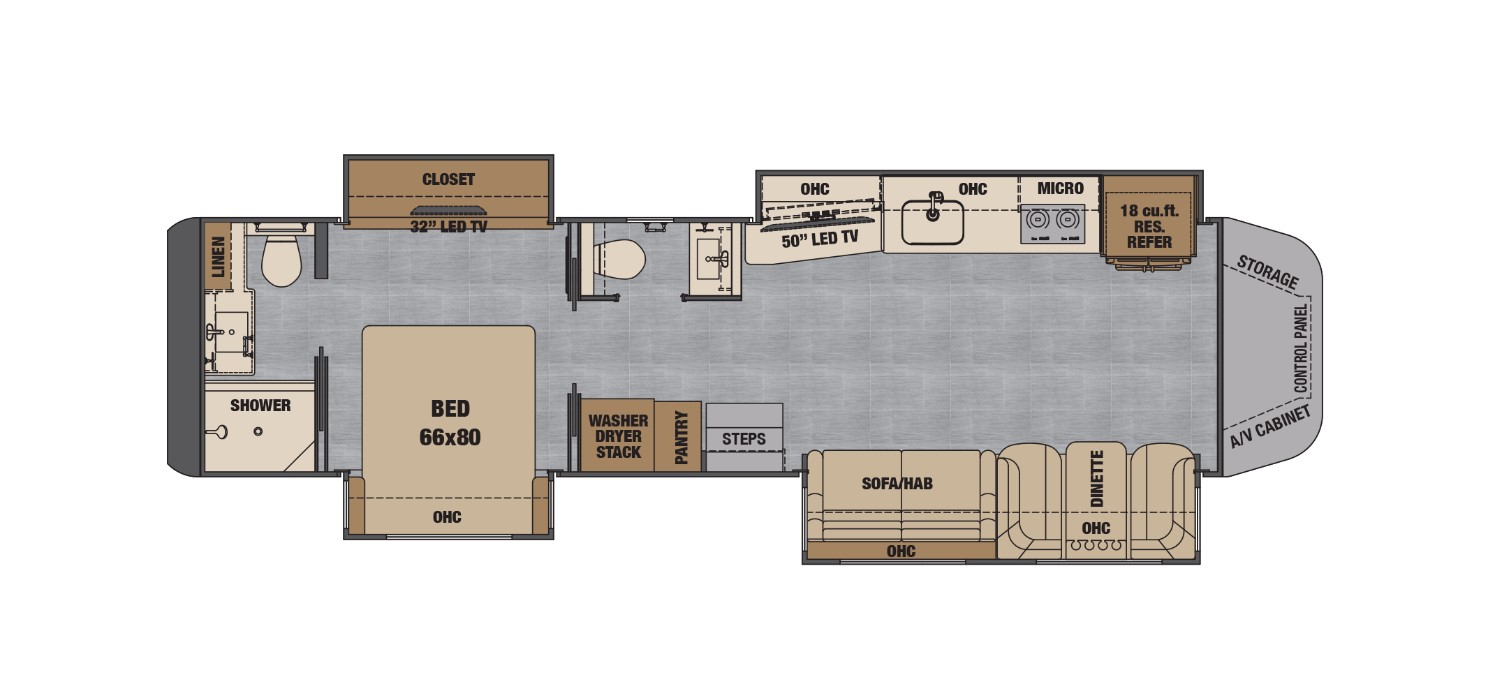 XL X43DB Floor Plan