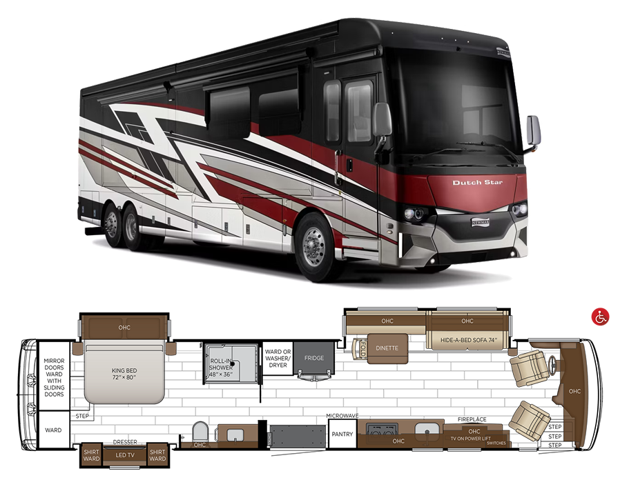 2027 Newmar Dutch Star 4311 Wheelchair-Accessible Motorhome